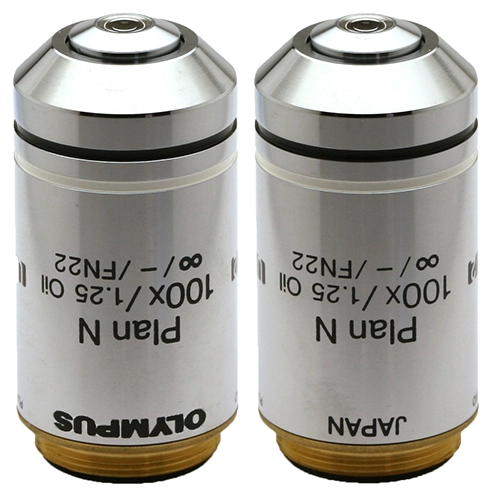 Olympus Plan N 100x/1.25na Oil Objective