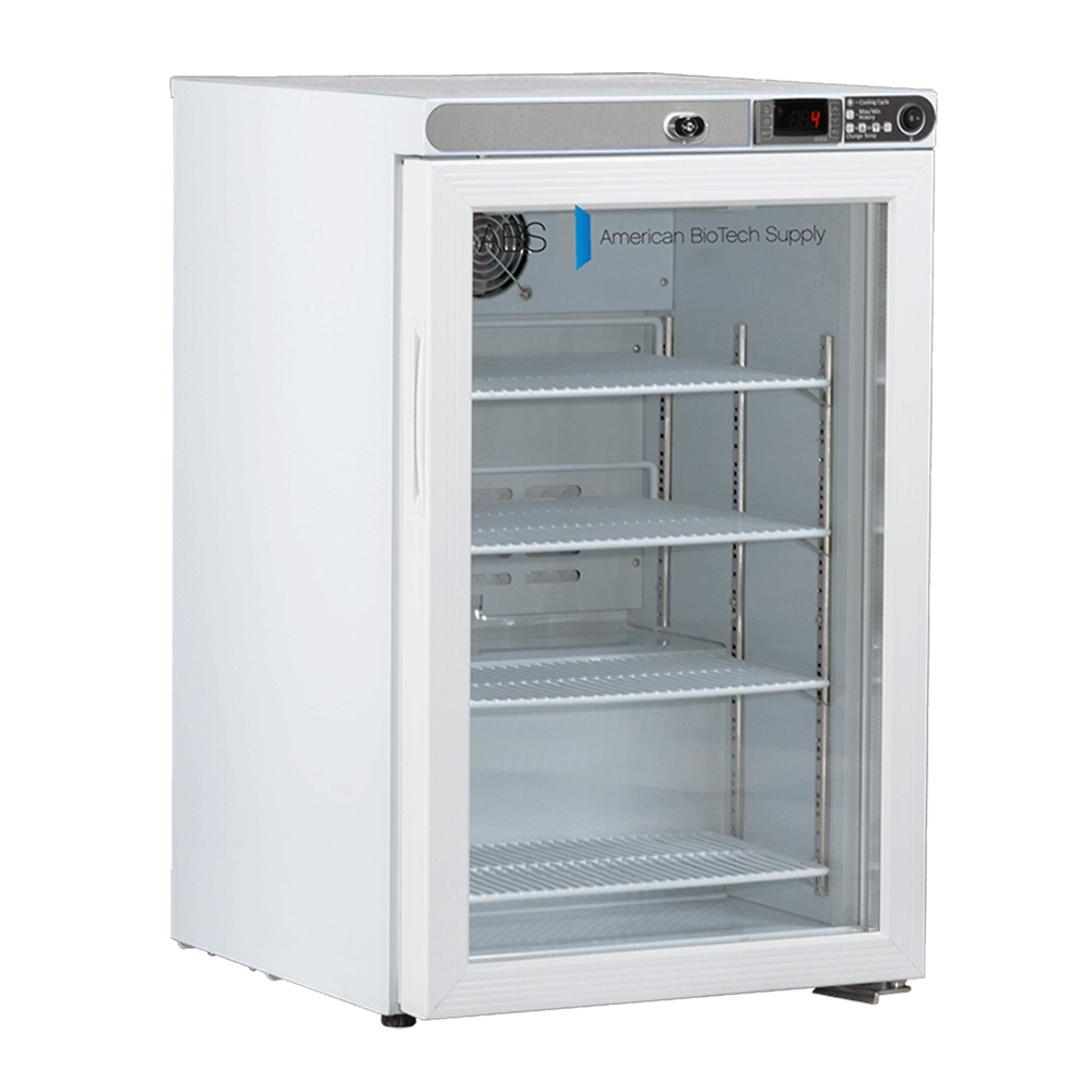 ABS 2.5 Cu Ft Premier Undercounter Glass Door Refrigerator Freestanding ABT-HC-UCFS-0204G