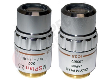 Olympus MSPlan 2.5x Objective