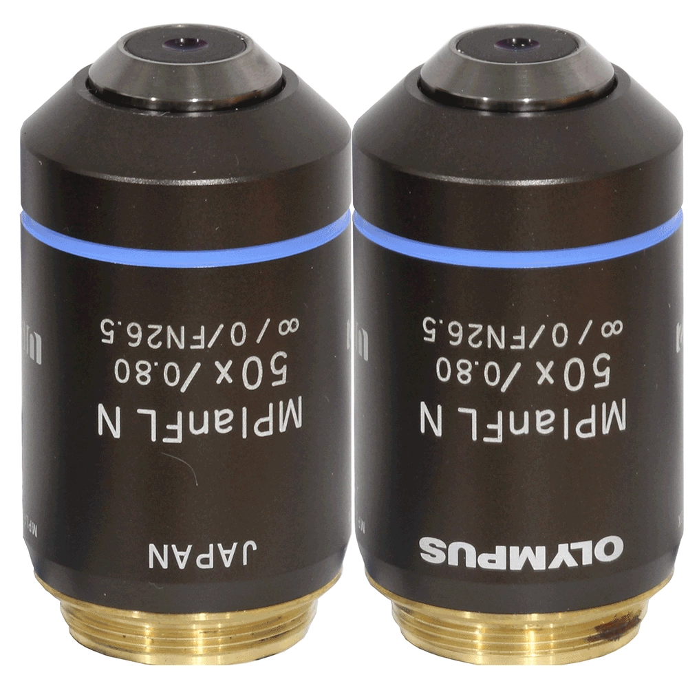 Olympus MPlanFL N 50x/0.80na Brightfield Objective