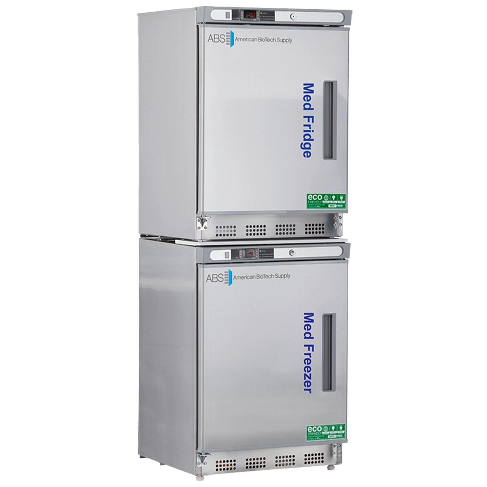 ABS 9 Cu. Ft. Stainless Steel Pharmacy Refrigerator/Freezer PH-ABT-HC-RFC9SS-LH