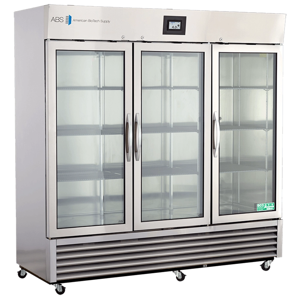 ABS 72 Cu Ft TempLog Premier Stainless Steel Refrigerator with Glass Doors ABT-HCPP-72G-TS