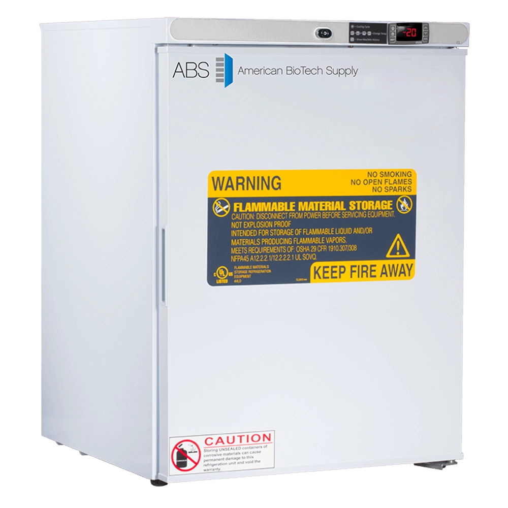 ABS 4 Cu. Ft. Standard Undercounter Flammable Storage Freezer Freestanding ABT-FFP-04