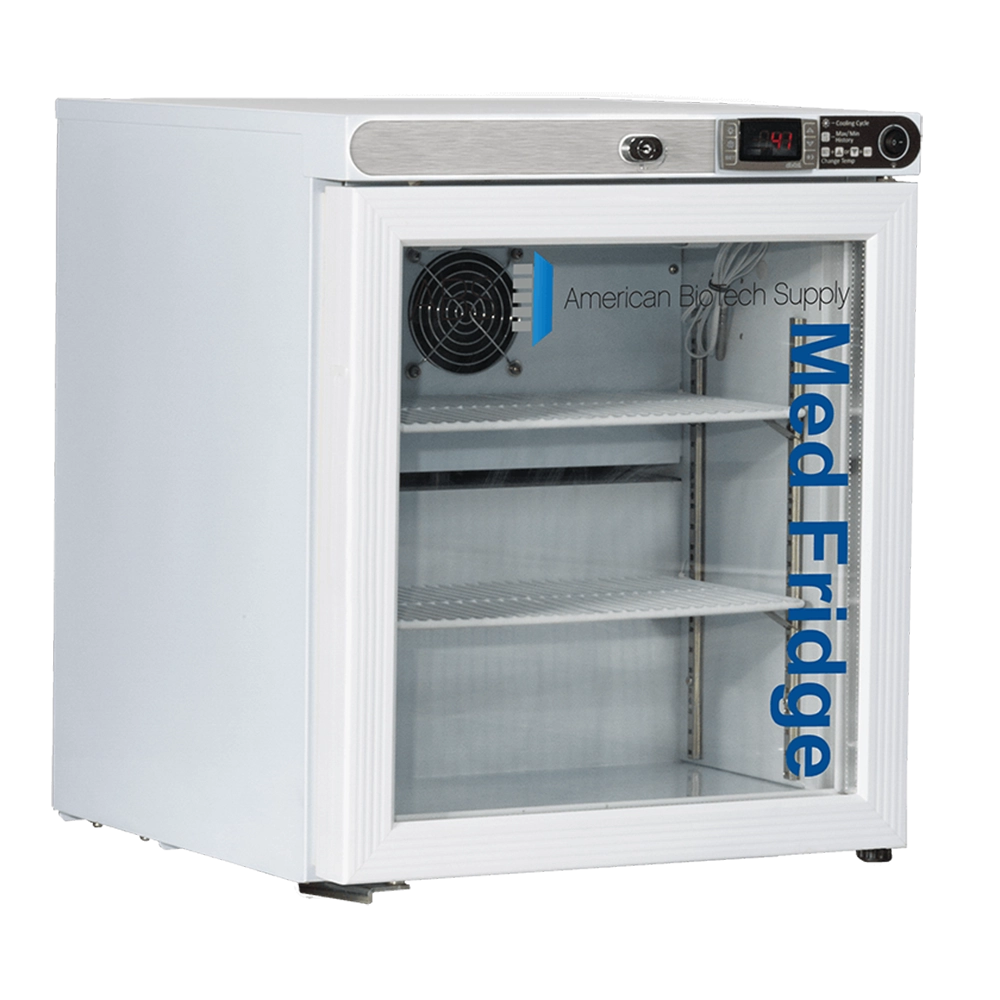 ABS 1 Cu Ft Pharmacy Glass Door Refrigerator-Left Hinged PH-ABT-HC-UCFS-0104G-LH