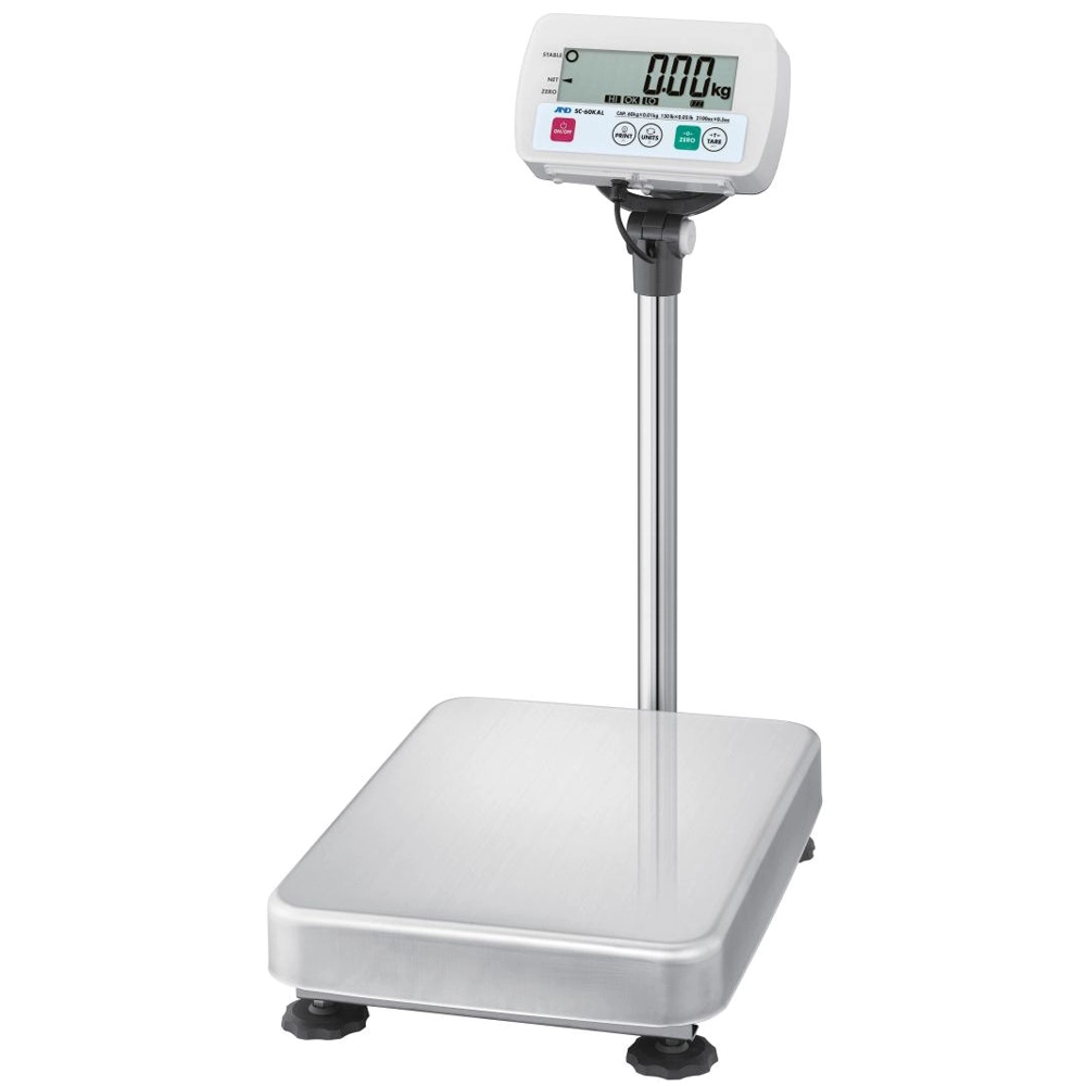 A&amp;D SC-150KAM Washdown Scale, 330lb x 0.05lb with Medium Platform