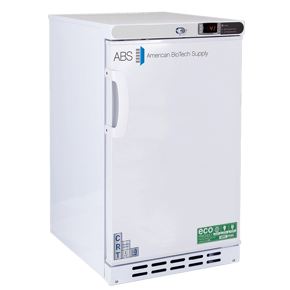 ABS 2.5 Cu. Ft. Undercounter Controlled Room Temperature Cabinet, Freestanding CRT-ABT-HC-UCFS-0204