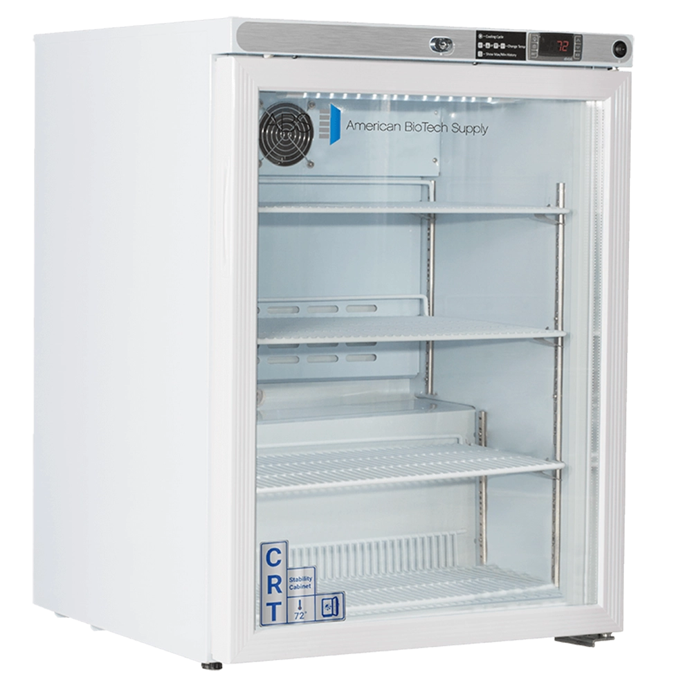 ABS 5.2 Cu. Ft. Undercounter Controlled Room Temperature Cabinet, Glass Door CRT-ABT-HC-UCFS-0504