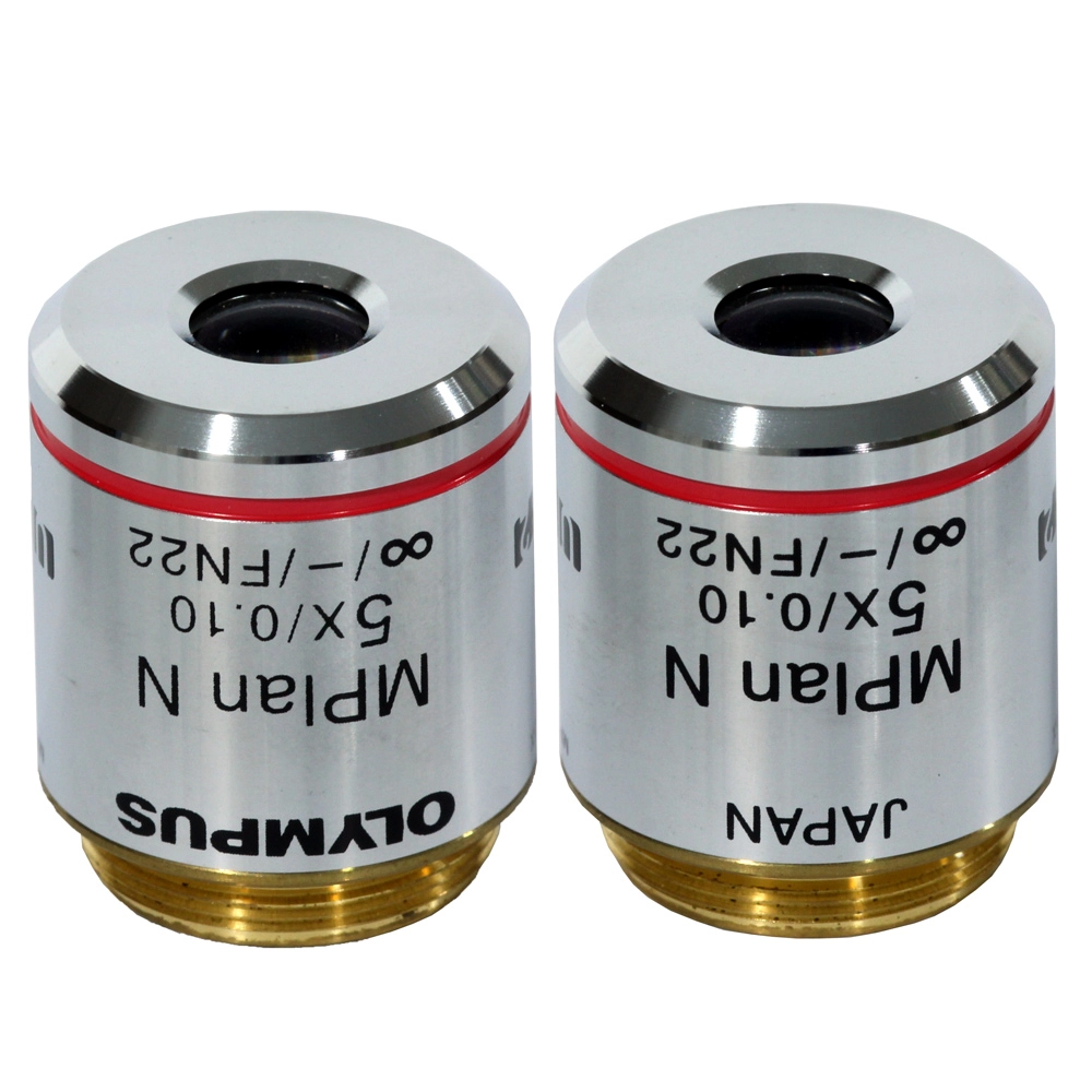 Olympus MPlan N 5x Microscope Objective 1-U2M222