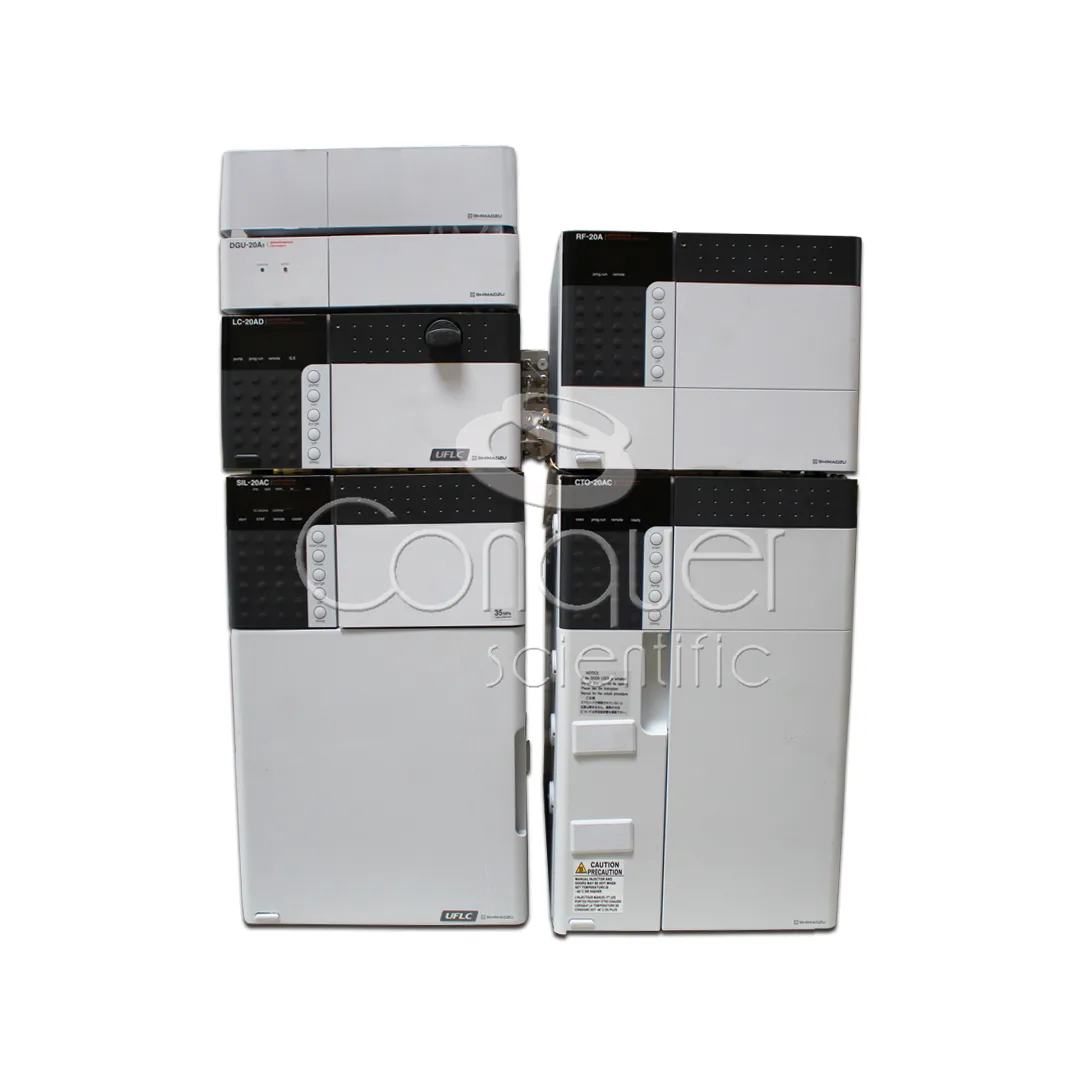 Shimadzu Prominence HPLC System With RF-20A Fluorescence Detector