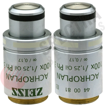 Zeiss Achroplan 100x/1.25na Ph3 Oil Objective