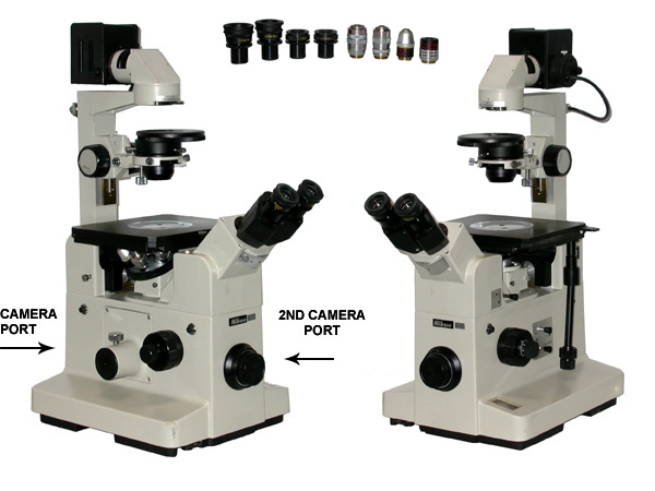 NIKON DIAPHOT INVERTED PHASE CONTRAST MICROSCOPE