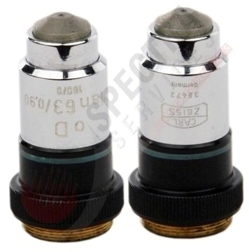 ZEISS PLAN 63X 0.90 160 TUBE LENGTH MICROSCOPE OBJECTIVE