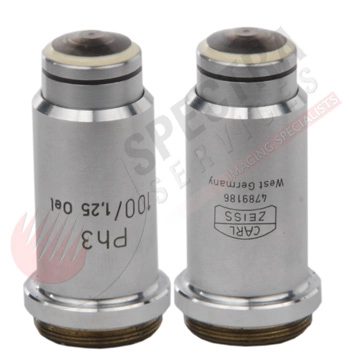 ZEISS PH3 100X 1.25 OIL MICROSCOPE OBJECTIVE