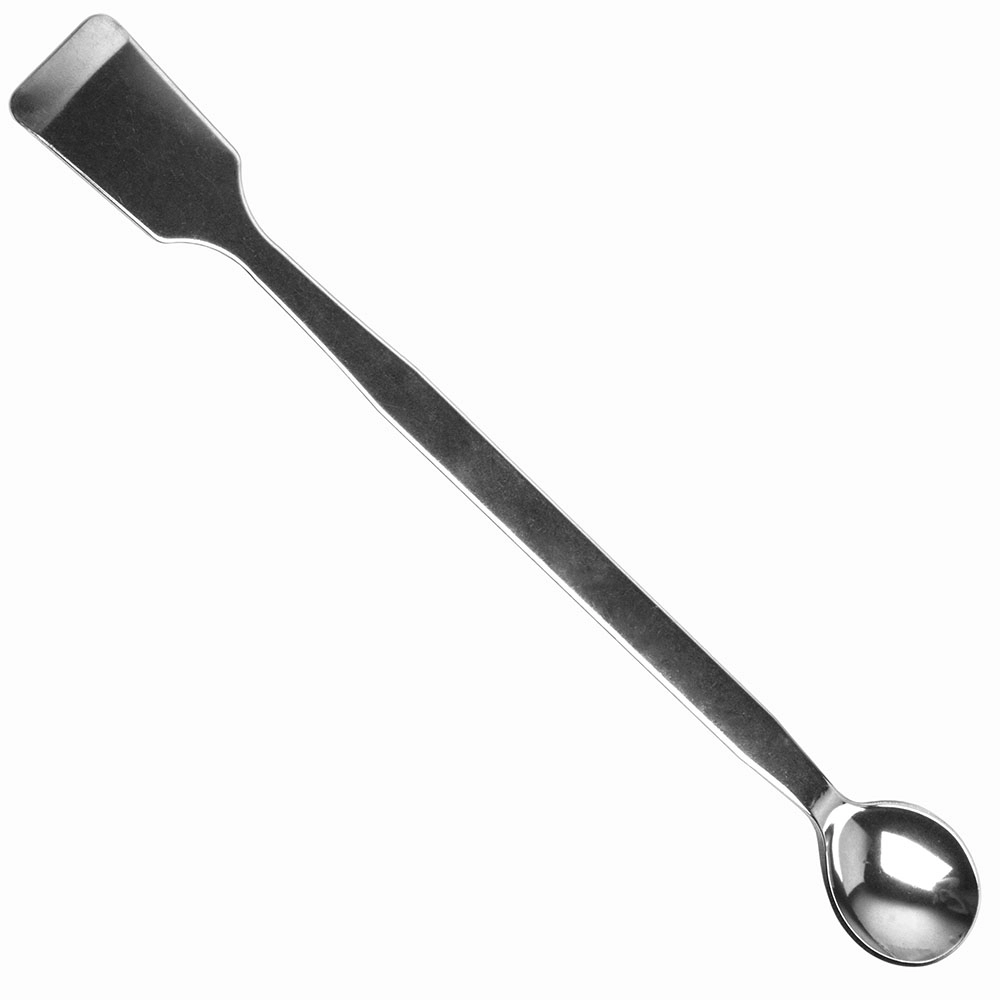 Bel-Art Stainless Steel Lab Spoon/Spatula; 5mL 30.5CM Length