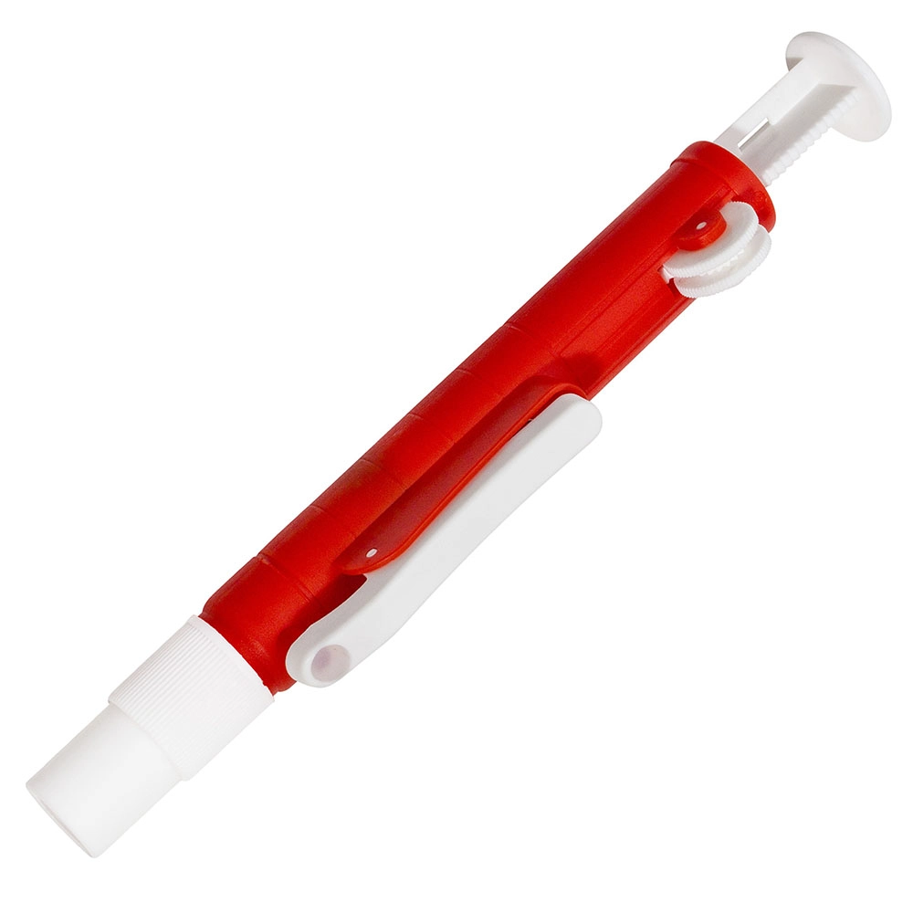 Bel-Art Fast Release Pipette Pump II 25ML Pipettor; Red