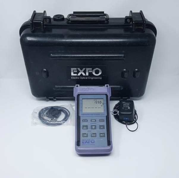 EXFO FOT-910 Fiberoptic Test System w/ Case, Charger, Data Cable