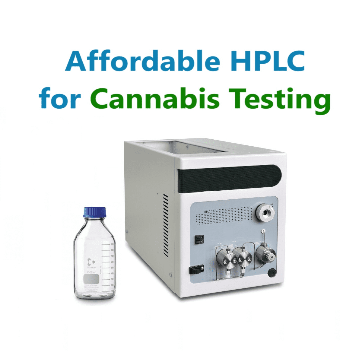 Cannabis HPLC Analyzer NEW with software and reporting system, autosampler available; easy to use, affordable