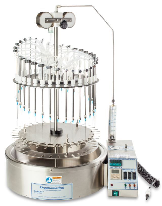 Organomation N-EVAP® Test Tube Nitrogen Evaporator with Digital Controls