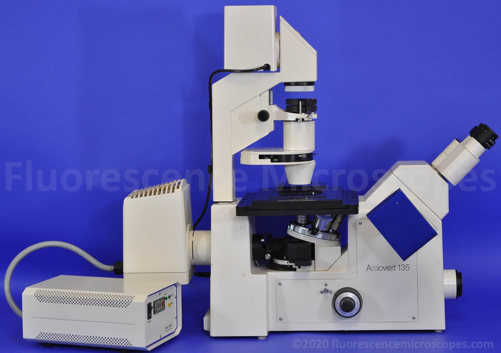 Zeiss Axiovert 135 Inverted Phase Varel Relief DIC Fluorescence Microscope