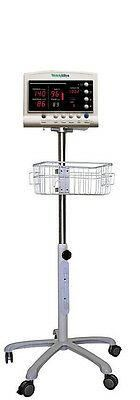 Rolling stand for Welch Allyn 52000 vital sign  monitor new (small wheel )