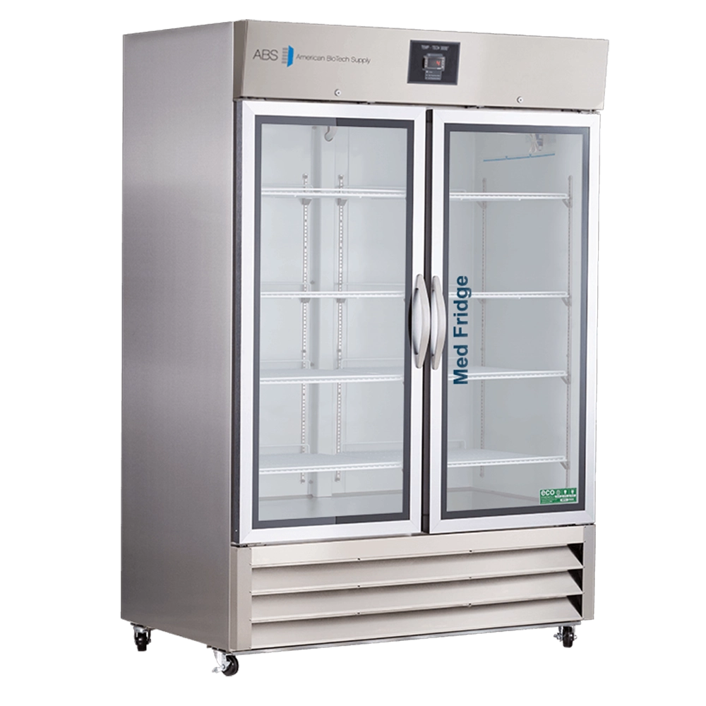 ABS 49 Cu. Ft. Glass Door Stainless Steel Pharmacy Refrigerator PH-ABT-HC-SSP-49G