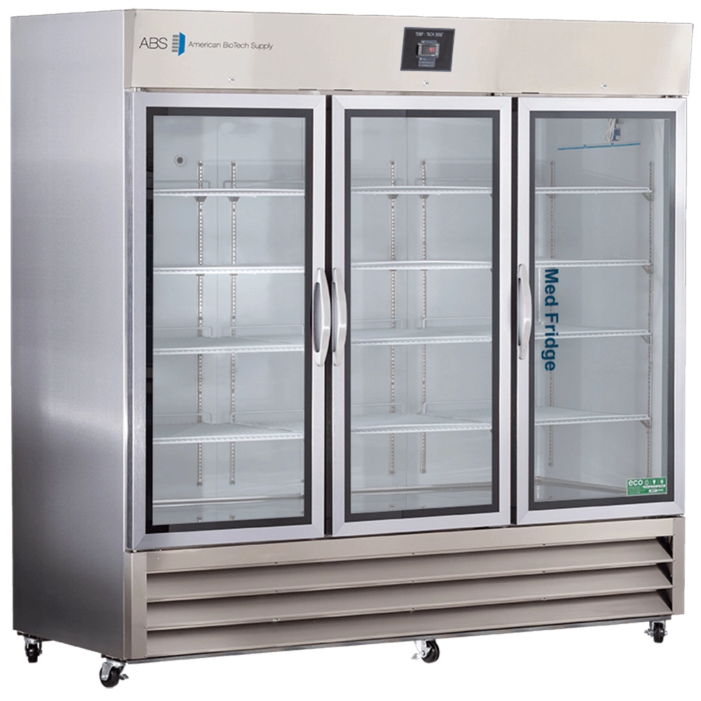 ABS 72 Cu. Ft. Glass Door Stainless Steel Pharmacy Refrigerator PH-ABT-HC-SSP-72G