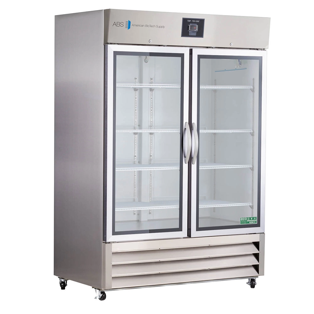 ABS 49 Cu Ft Glass Door Premier Stainless Steel Laboratory Refrigerator ABT-HC-SSP-49G