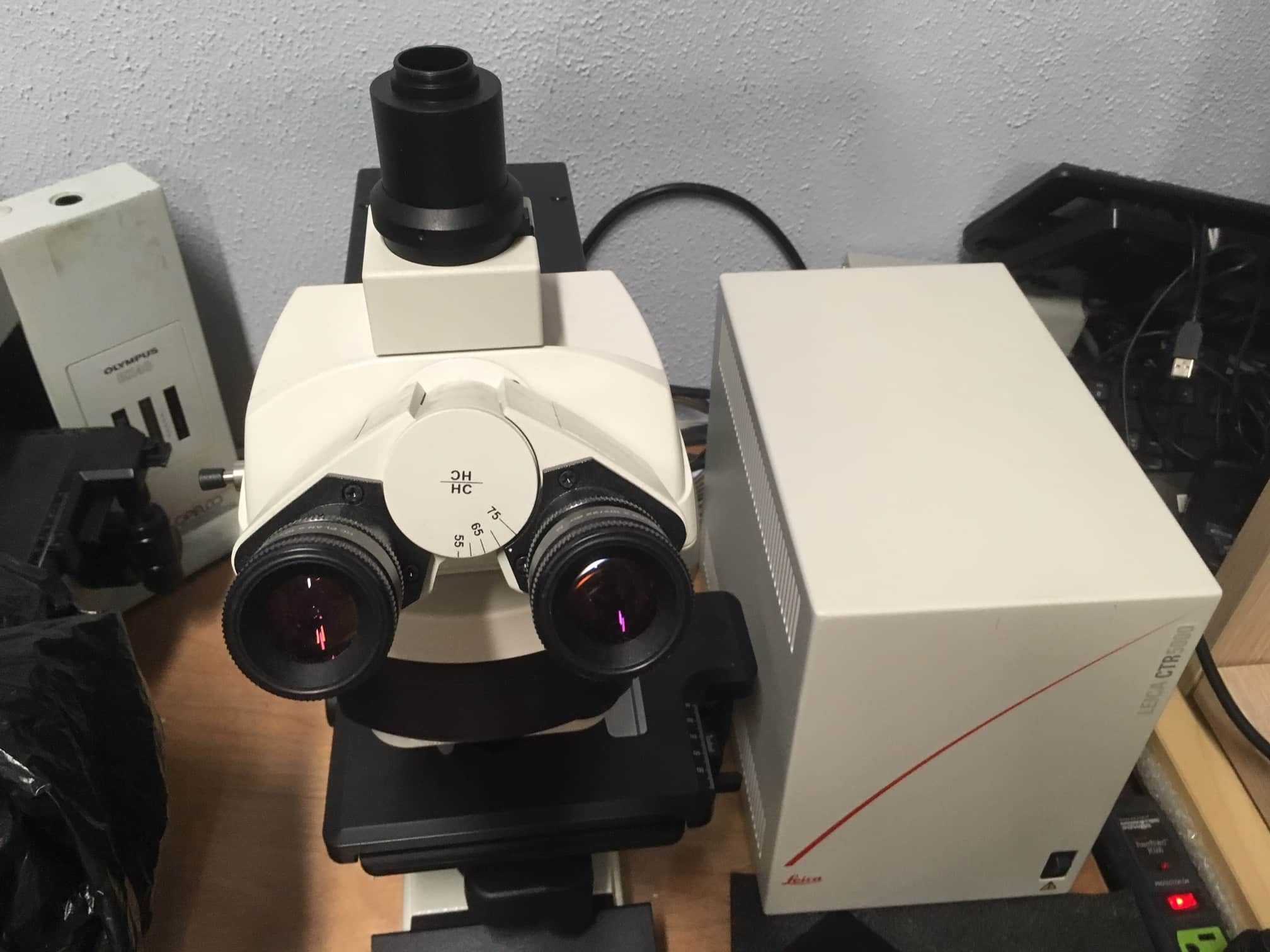 Microscope Leica DM4 B, 6 B, DM5000B DIC