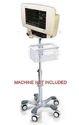 Rolling stand for CSI Criticare Poet Plus 8100 monitor (big wheel), NEW