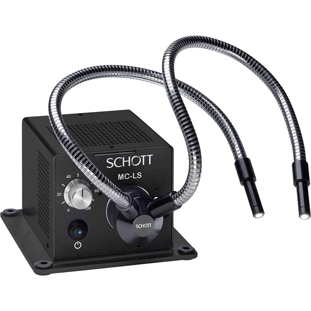 Schott MC-LS Microscopy LED with Dual Gooseneck