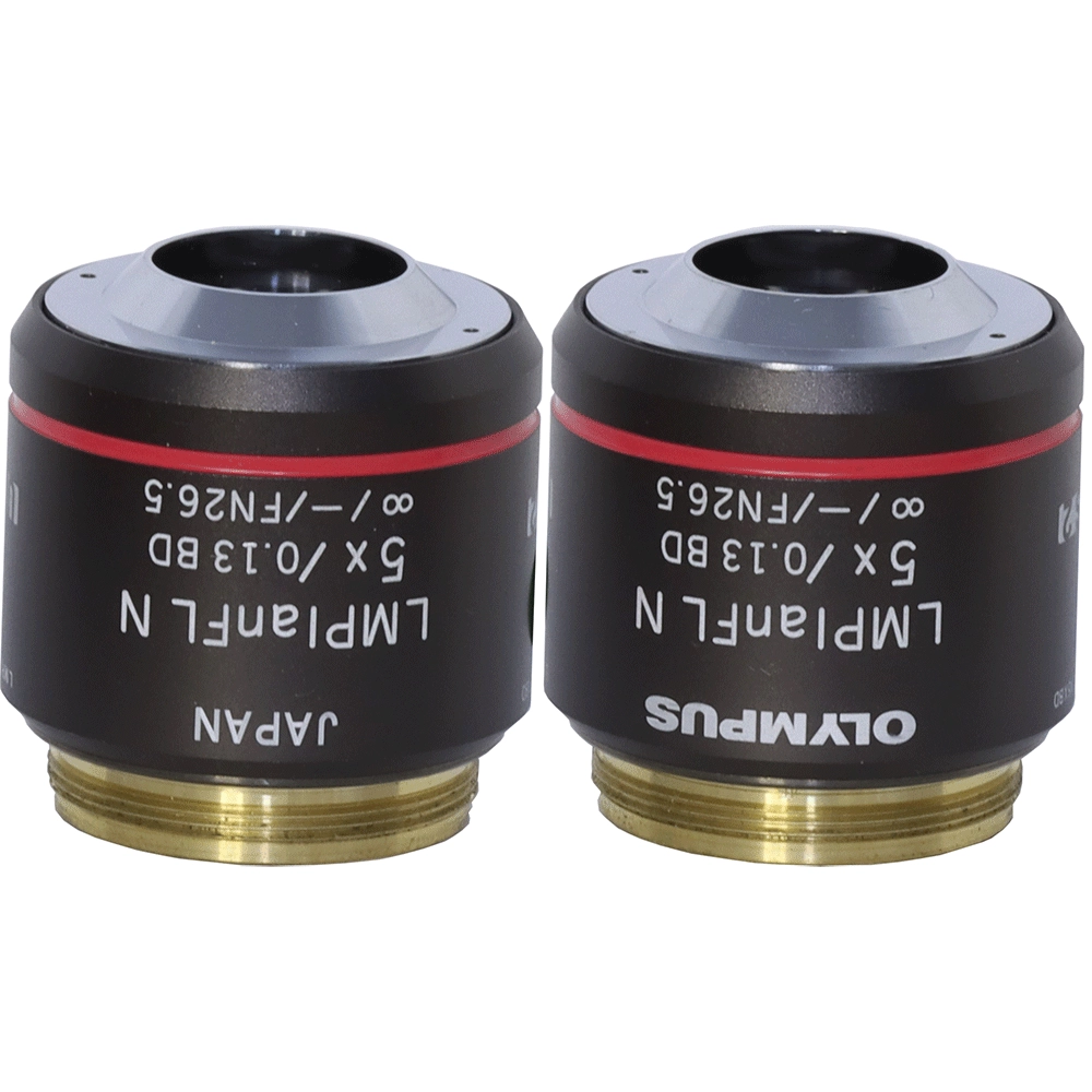 Olympus LMPlanFL N 5x/0.13na BD Objective (Long Working Distance)