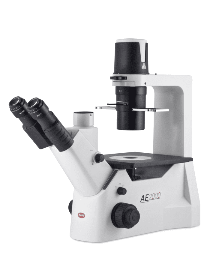 Inverted microscope with 3MP camera | Motic AE2000 (NEW)