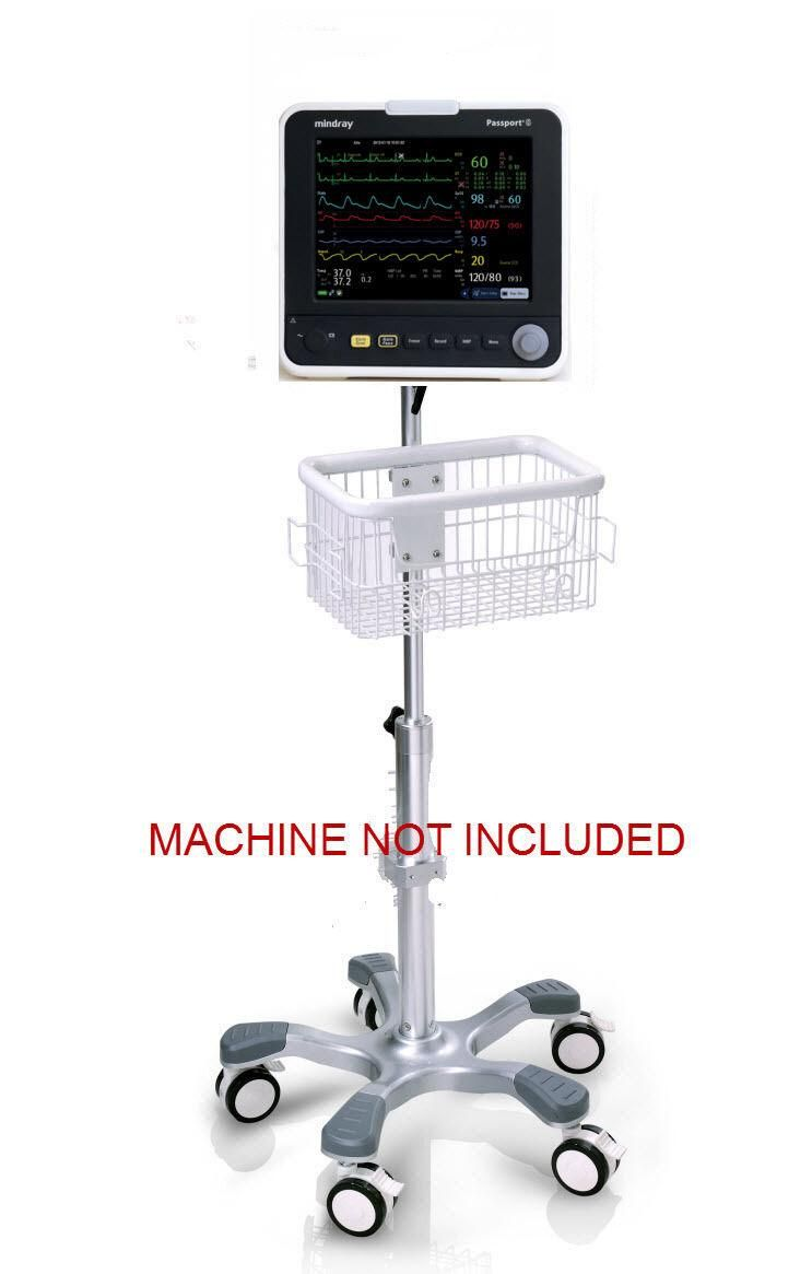 Rolling Roll mobile stand for Mindray Datascope Passport 8 monitor big wheel USA