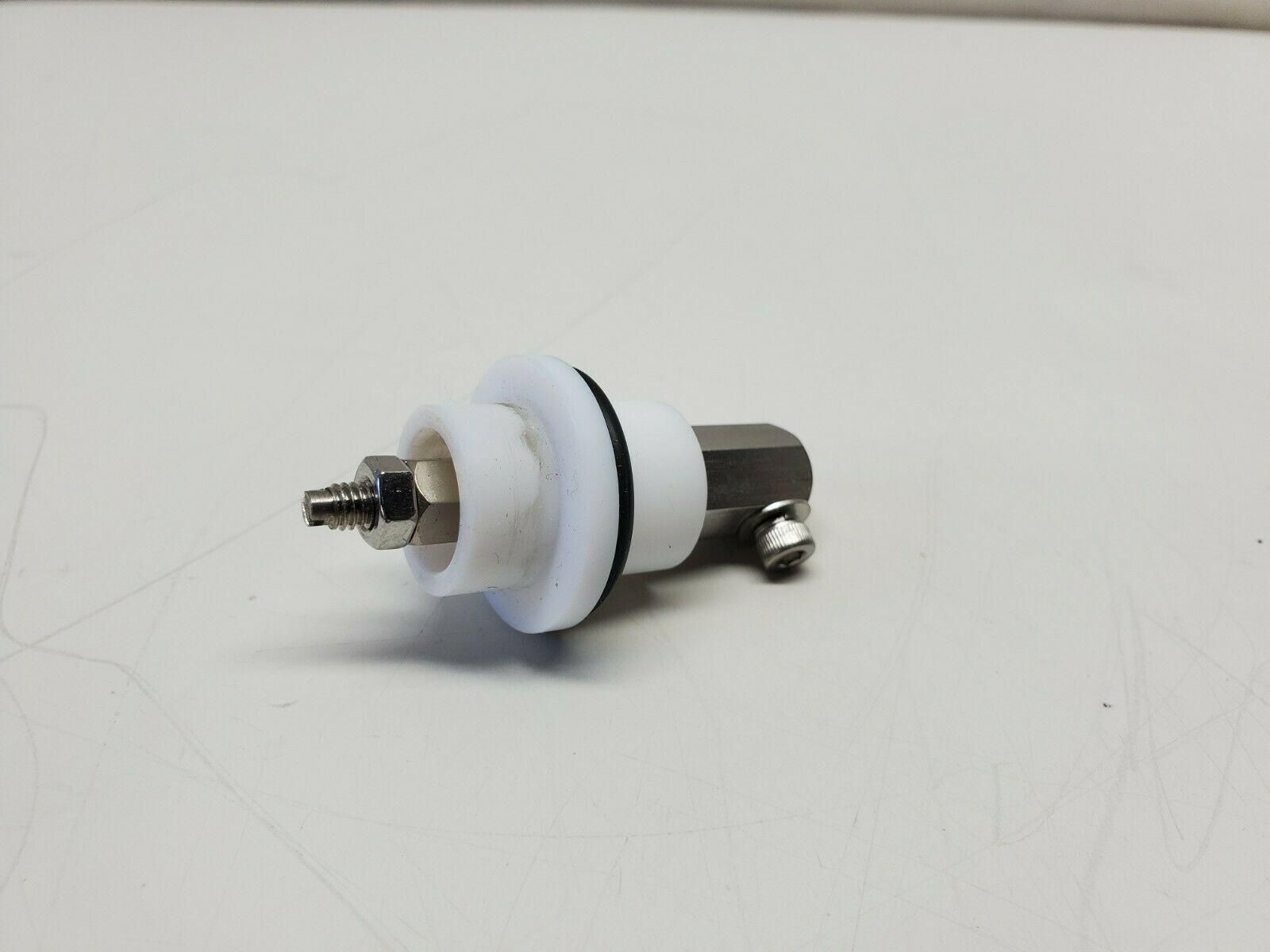 .955" Plastic Single Pin Electrical Vacuum Feedthrough