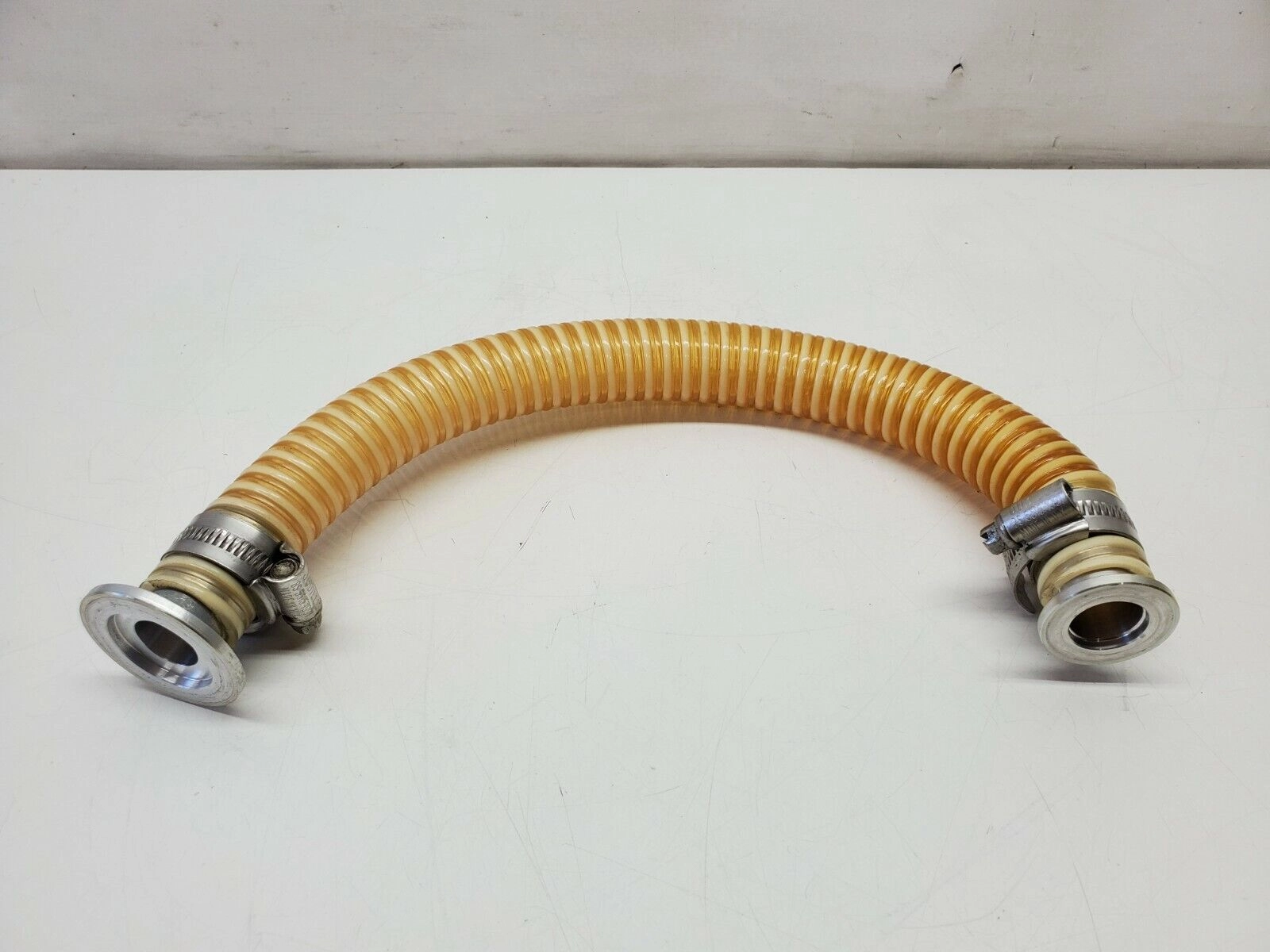 14" Long High Vacuum Hose w/ NW25 and NW16 Flange 
