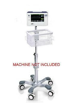 Rolling Roll Stand for Covidien Nellcor PM1000N  monitor new (big wheel)