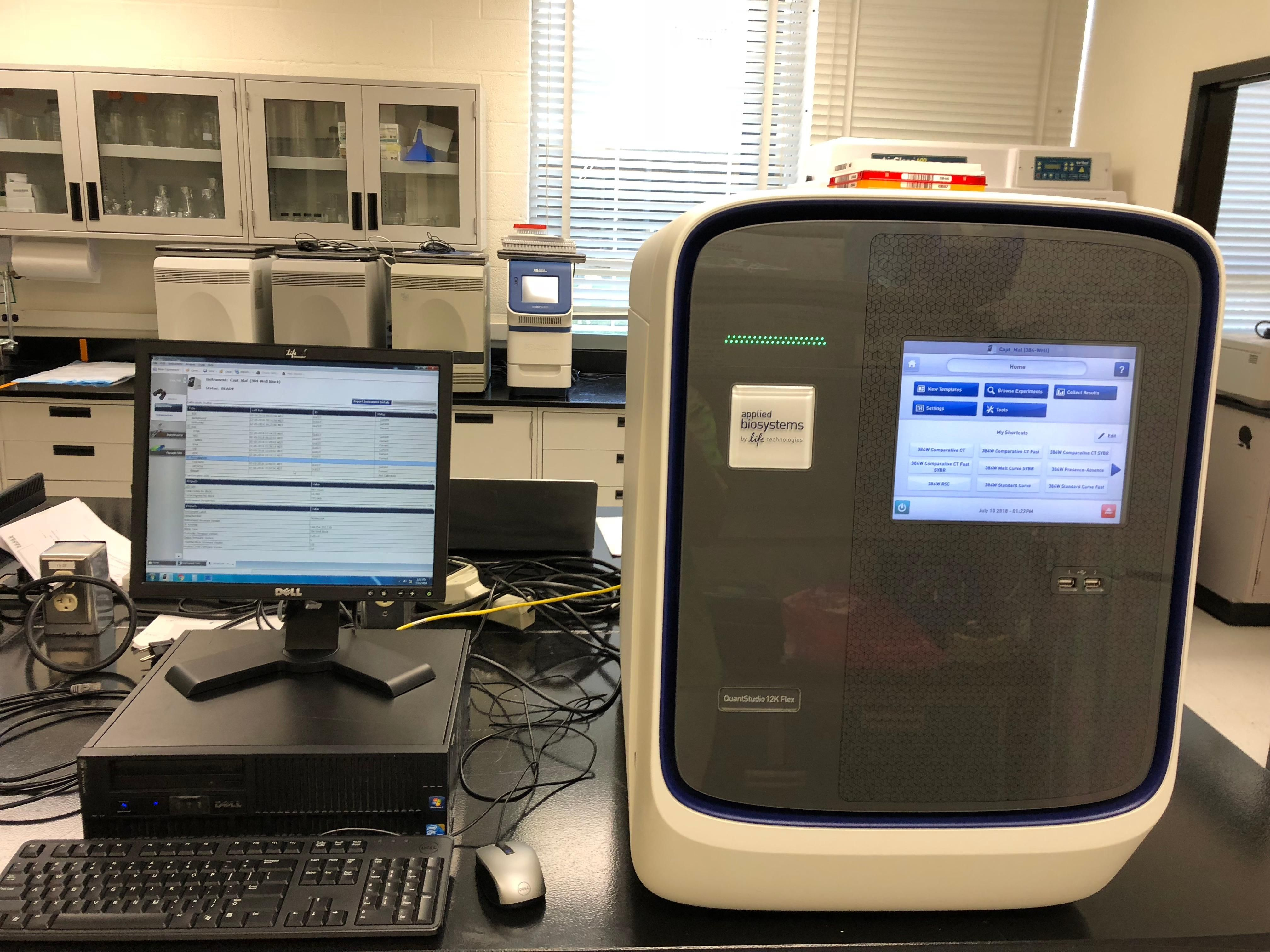 ABI QuantStudio 7 Real-Time PCR System with Dual 384 and 96 Block Sets: Year 2020-Demo Condition