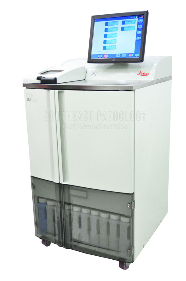 Leica ASP 6025 tissue processor, refurbished, with warranty- Southeast Pathology Instrument Service