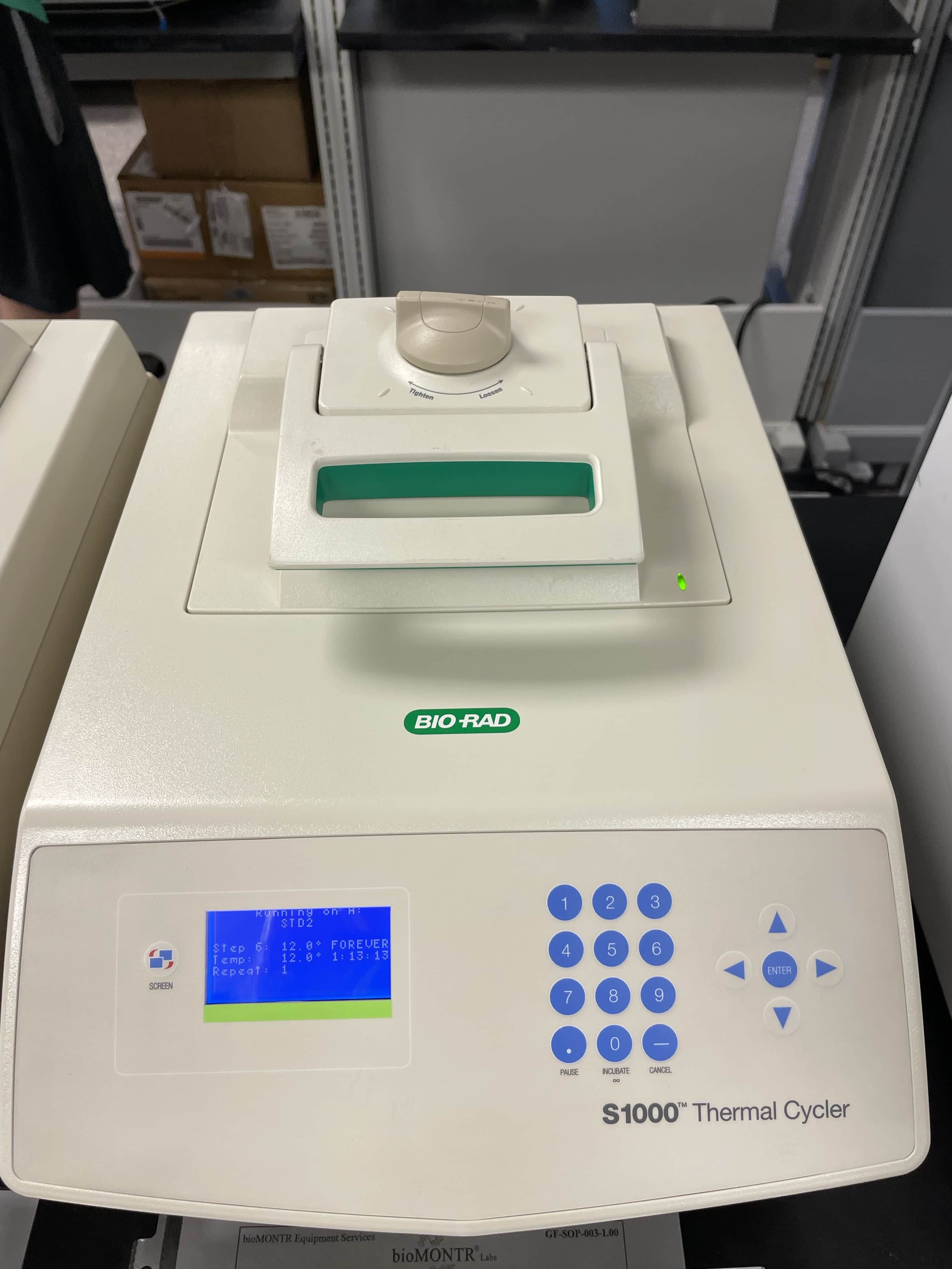 BIO-RAD S1000 Gradient 96 well  PCR Thermal Cycler-Demo conditon Year 2018-Temp Probed Tested