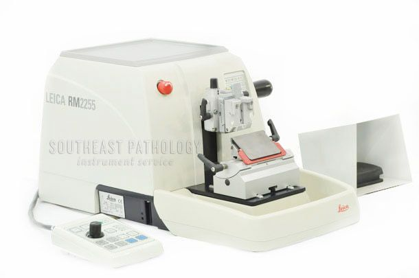 Leica RM2255 Automatic Microtome, refurbished, 1 year warranty- Southeast Pathology Instrument Service