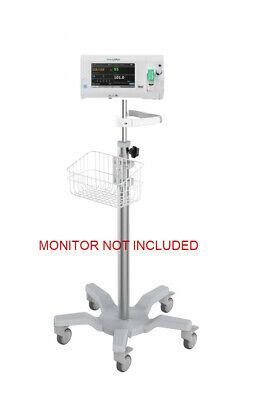Roll mobile stand for Welch Allyn Connex 7100/7300/7400/7500 monitor big wheel