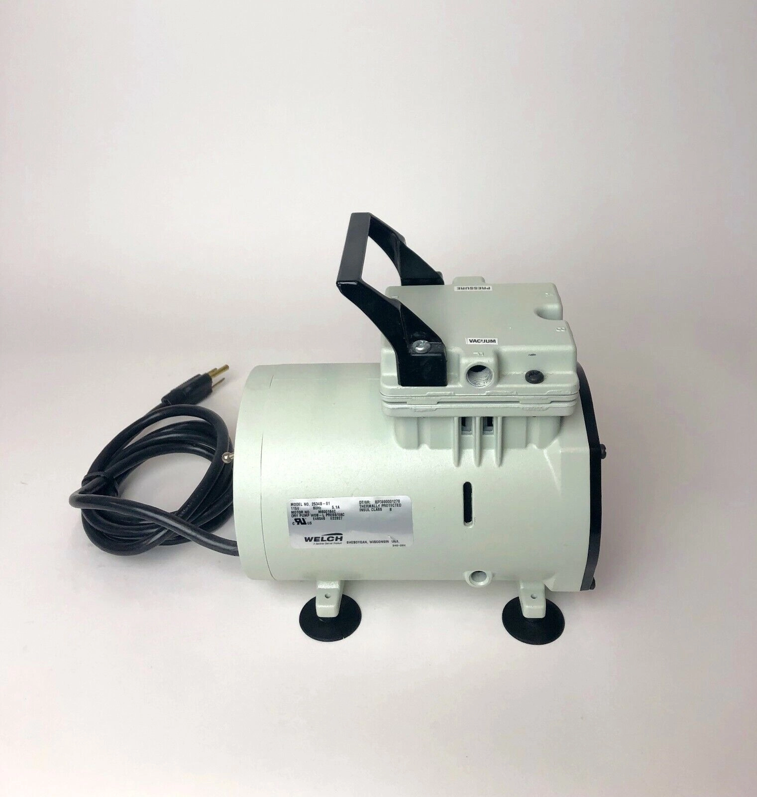 Welch Oil-Free Vacuum Pump  Model # 2534B-01