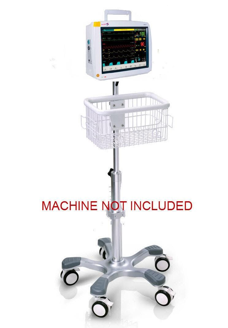 Rolling Roll stand for Infinium Omni II patient monitor (big wheel)