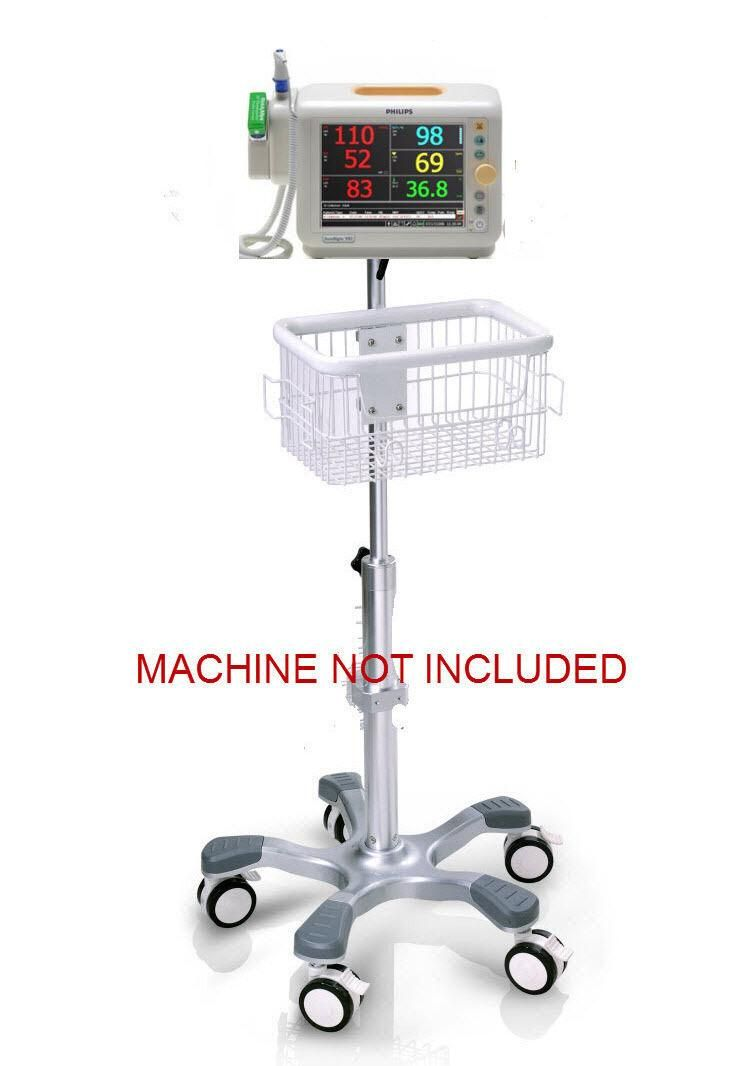 Rolling stand for Philips SureSigns VM4/6/8 and VS3 /VS4/VSV monitor(big wheel)