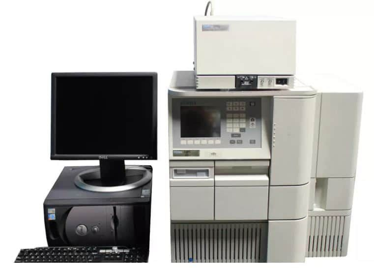 Waters Alliance 2695 HPLC System with Waters 2414 RID and computer workstation and Empower 2 software