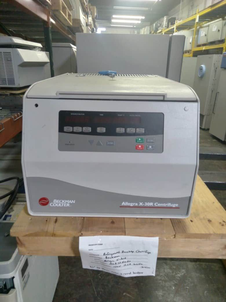 Beckman Allegra X-30R refrigerated benchtop centrifuge with SX4400 bucket rotor