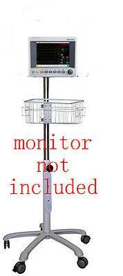 Rolling mobile stand for Edan iM50 M50 patient monitor (small wheel)