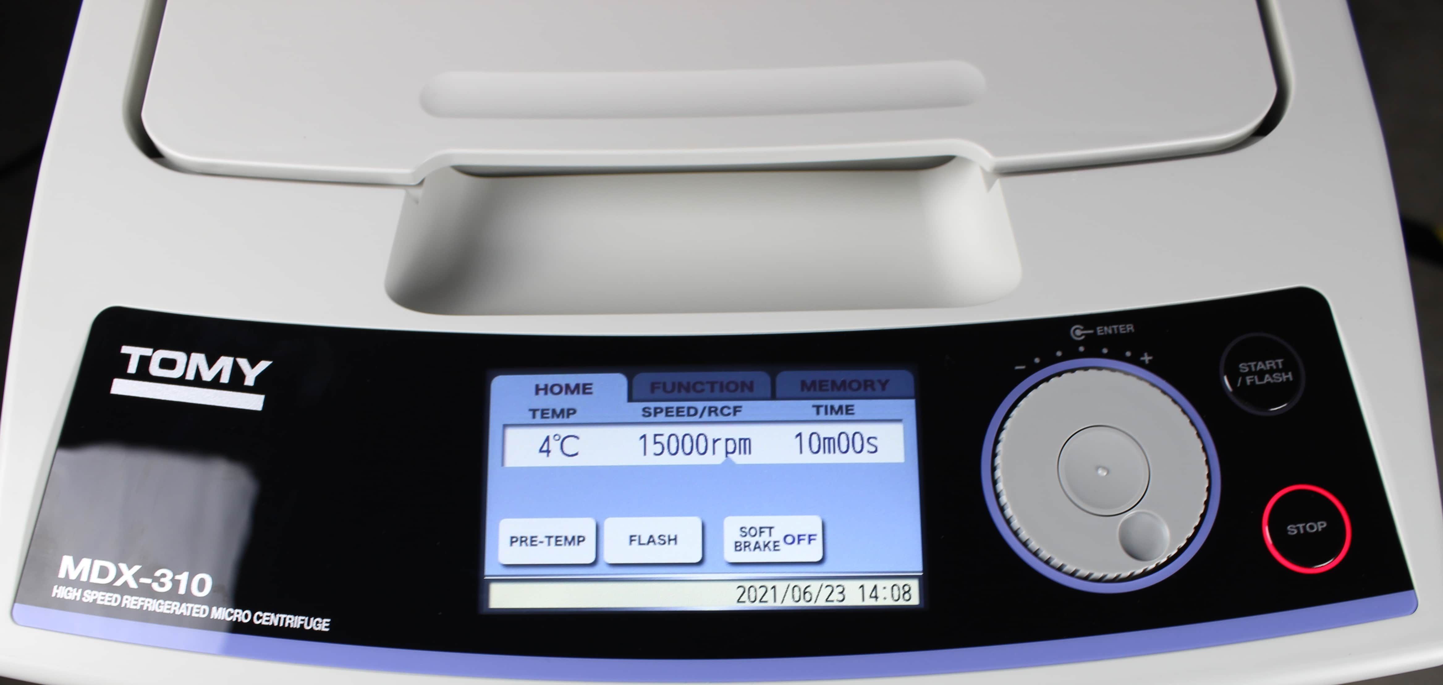 TOMY Refrigerated Centrifuge, Rack-in-Rotor, MDX-310
