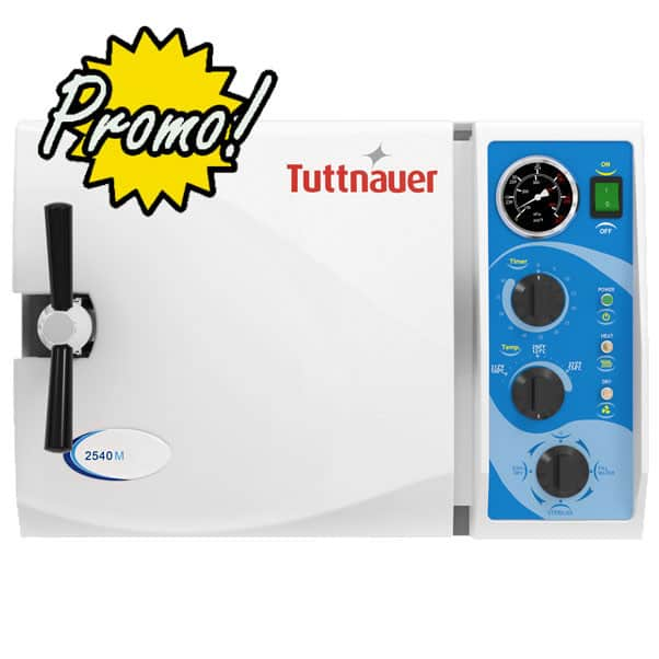 Tuttnauer 2540m Manual Autoclave Sterilizer - New - IN STOCK