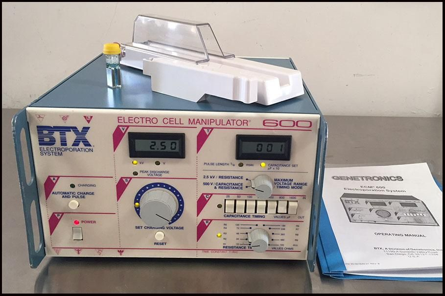 BTX ECM 600 Cell Porator Electroporation Electroporator COMPLETE w WARRANTY